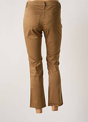 Pantalon 7/8 stretch taille normale marron ONE STEP femme