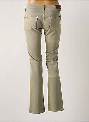 Jeans coupe slim taille basse taille basse vert NFY femme