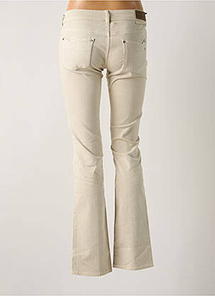 Jeans coupe slim taille basse taille basse beige NFY femme