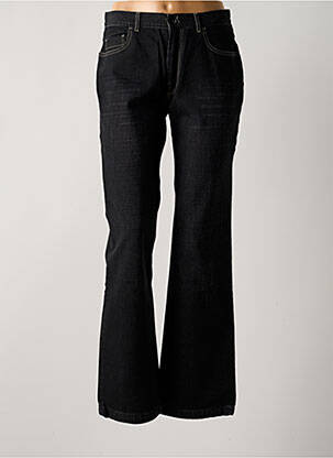 Jeans coupe droite stretch taille normale noir CASAGRANDE femme