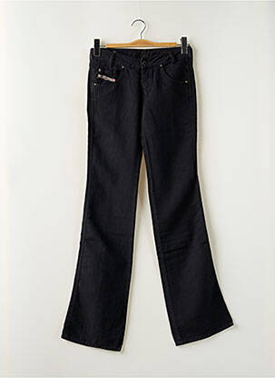 Jeans bootcut poches taille basse noir DIESEL femme
