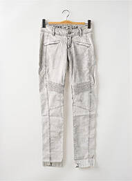 Jeans coupe slim taille basse taille basse gris IKKS femme