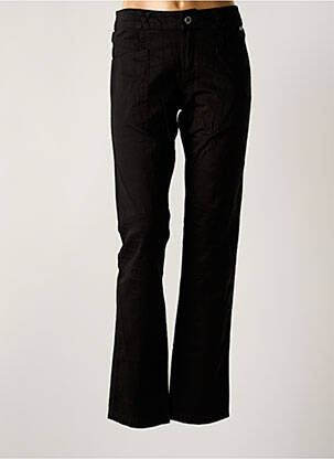 Pantalon droit noir R867 pour femme