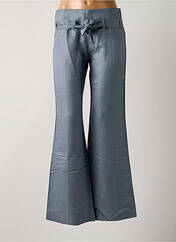 Pantalon flare bleu LOLA pour femme seconde vue