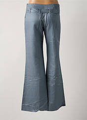 Pantalon flare bleu LOLA pour femme seconde vue