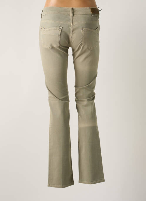 Jeans coupe slim taille basse taille basse vert NFY femme
