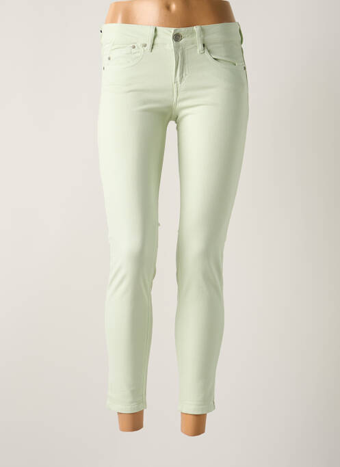 Jeans coupe slim vert CORLEONE pour femme