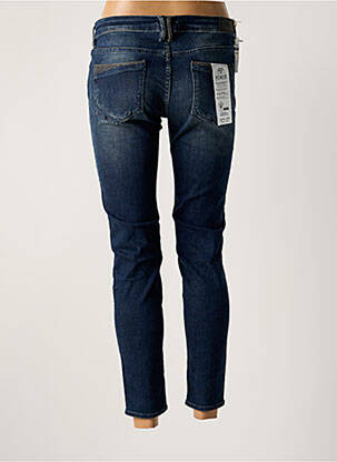 Jeans skinny effet usé délavé taille normale bleu LE TEMPS DES CERISES femme