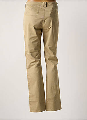 Pantalon chino tissage popeline taille normale beige JOST femme