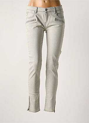 Jeans skinny taille normale taille normale gris REIKO femme