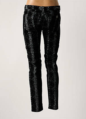 Pantalon slim stretch taille normale noir CORLEONE femme