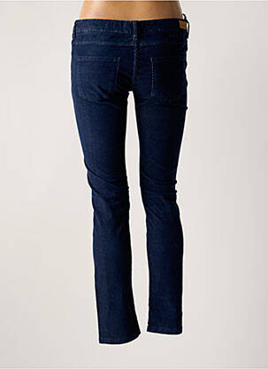 Pantalon slim taille basse taille basse bleu HOD femme