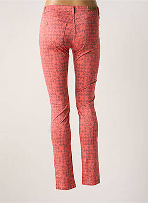 Pantalon slim tissage popeline taille normale rose BLU ERIN femme