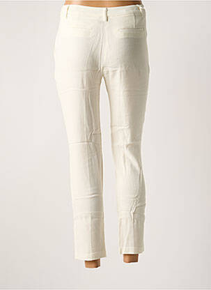 Pantalon 7/8 taille à pinces taille normale beige AMERICAN VINTAGE femme