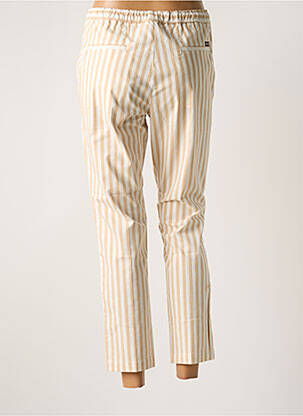 Pantalon 7/8 stretch taille normale beige TRUE NYC femme