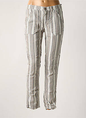 Pantalon slim taille normale taille normale beige HOD femme