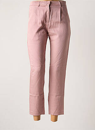 Pantalon 7/8 taille haute taille haute rose SAMSOE & SAMSOE femme