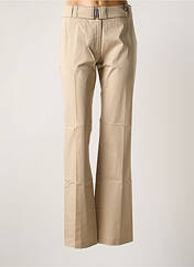 Pantalon droit beige LOLA pour femme seconde vue