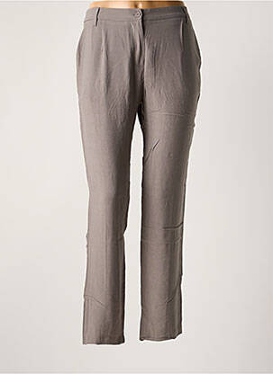Pantalon droit gris AMERICAN VINTAGE pour femme
