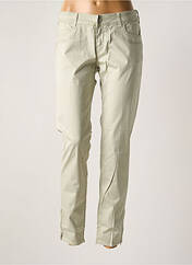 Pantalon slim beige NFY pour femme seconde vue