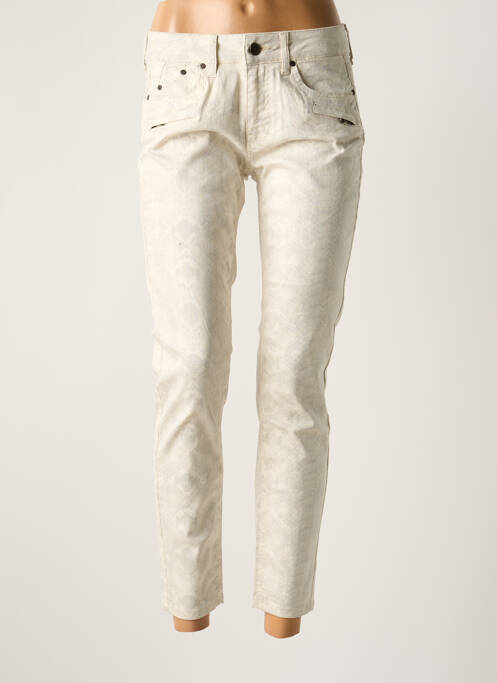 Pantalon 7/8 beige CORLEONE pour femme