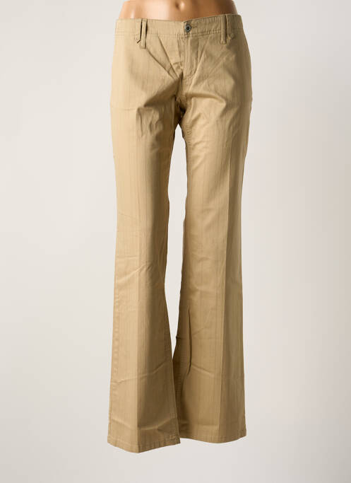 Pantalon droit beige FREEMAN T.PORTER pour femme