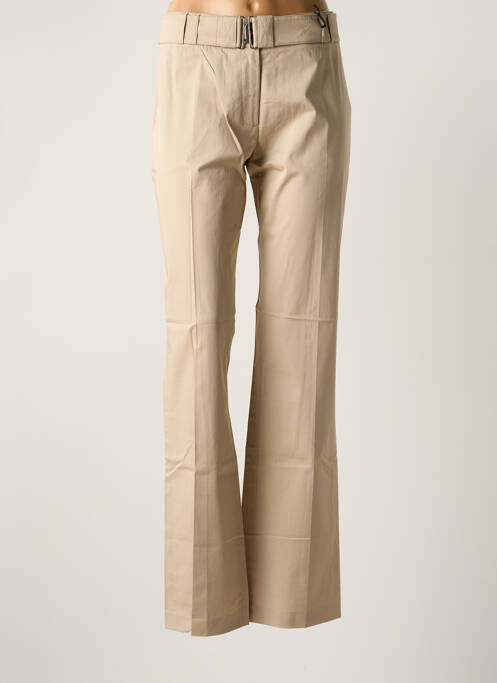 Pantalon droit beige LOLA pour femme