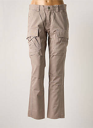 Pantalon cargo coupe droite taille normale gris MY PANTS femme
