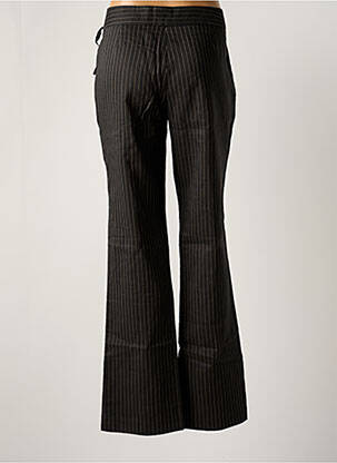 Pantalon droit taille normale taille normale noir LOLA femme