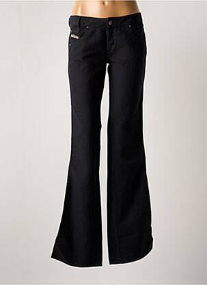 Pantalon flare taille basse taille basse noir DIESEL femme