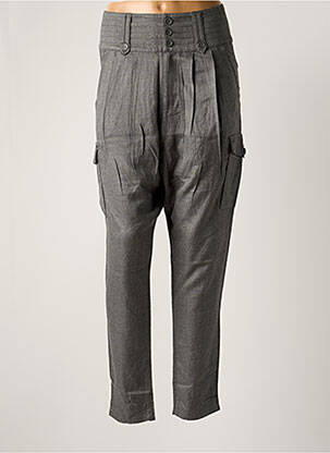 Pantalon cargo taille haute taille haute gris FREEMAN T.PORTER femme