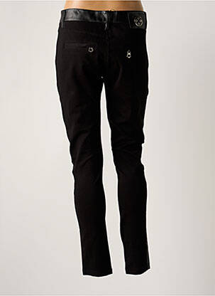Pantalon slim taille normale taille normale noir CORLEONE femme