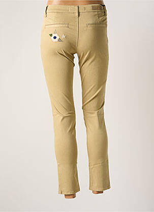 Pantalon 7/8 stretch taille normale beige FIVE femme