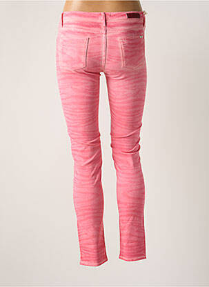 Pantalon slim stretch taille normale rose REIKO femme