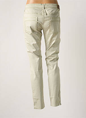 Pantalon slim taille basse taille basse beige NFY femme