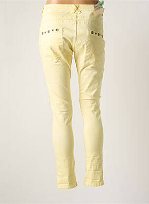 Pantalon slim stretch taille normale jaune CIRCLE OF TRUST femme