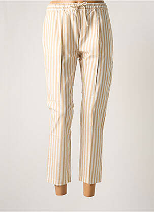 Pantalon 7/8 stretch taille normale beige TRUE NYC femme