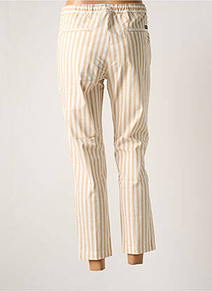 Pantalon 7/8 stretch taille normale beige TRUE NYC femme
