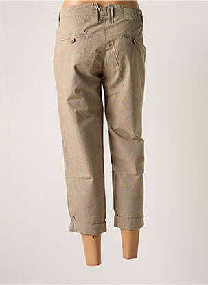 Pantacourt tissage popeline taille normale beige FREEMAN T.PORTER femme