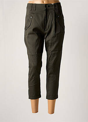Pantacourt taille haute taille haute vert DIESEL femme