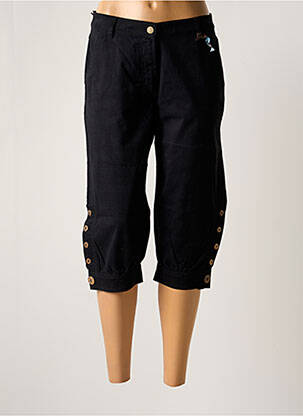 Pantacourt stretch taille normale noir JOST femme