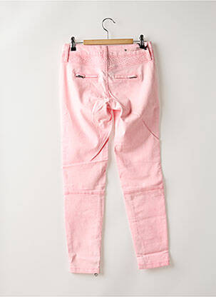 Pantalon slim stretch taille normale rose CORLEONE femme