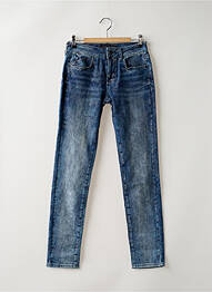 Jeans coupe slim stretch taille normale bleu CORLEONE femme