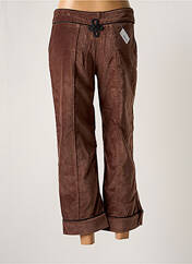 Pantalon 7/8 marron DIPLODOCUS pour femme seconde vue