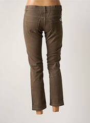 Pantalon 7/8 marron MARITHE & FRANCOIS GIRBAUD pour femme seconde vue