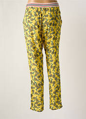 Pantalon droit jaune HOD pour femme seconde vue