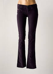 Pantalon droit violet DIESEL pour femme seconde vue