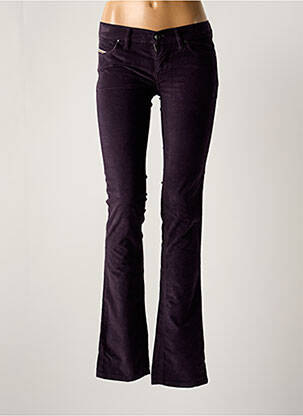 Pantalon droit violet DIESEL pour femme