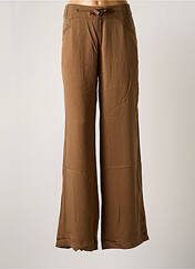 Pantalon large marron SALT & PEPPER pour femme seconde vue