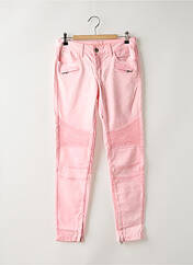 Pantalon slim rose CORLEONE pour femme seconde vue
